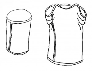 Fig 5 rørformet kjole